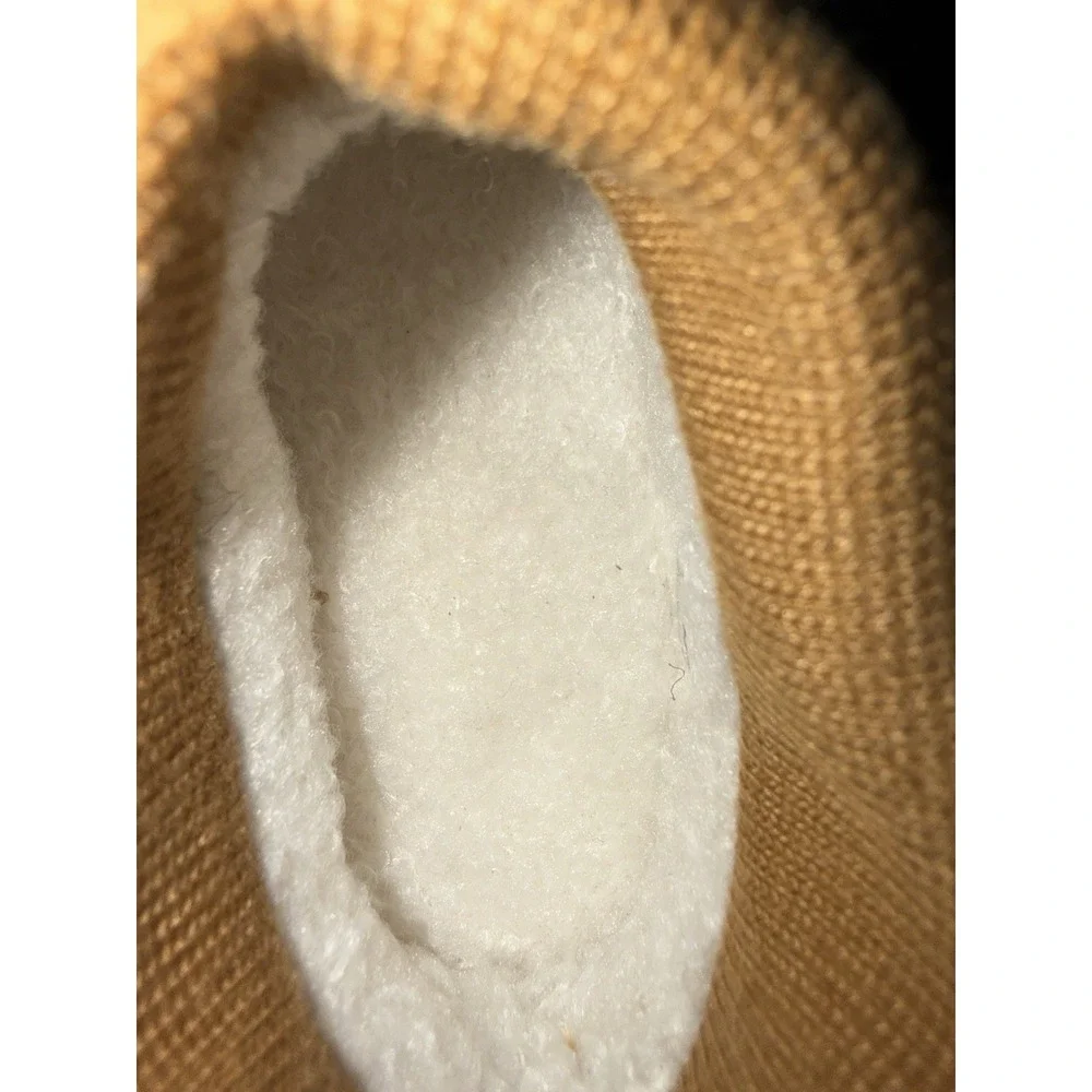 Pawz Baby Boots 5 Brown Sherpa Lined Cozy Slip On Heart Winter Snow Girls NWT